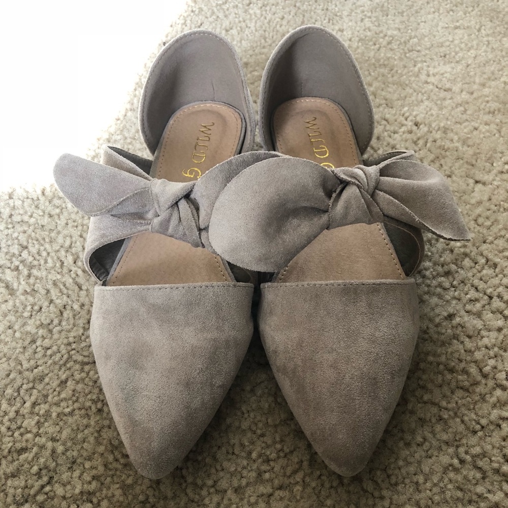 Grey Slip On Shoes